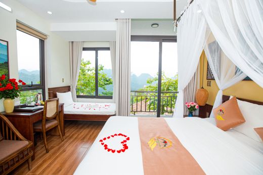 Central Hills Pù Luông Resort – Phòng nghỉ