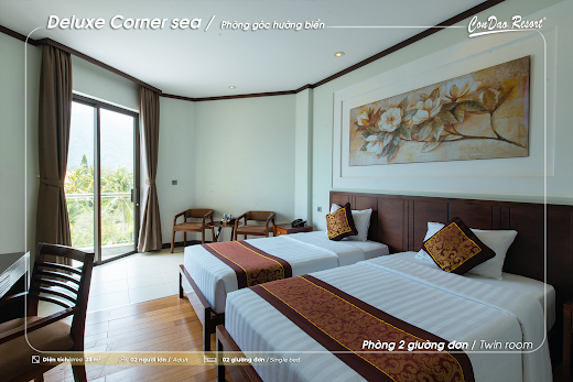 Con Dao Resort – Phòng Twin (2 giường đơn)