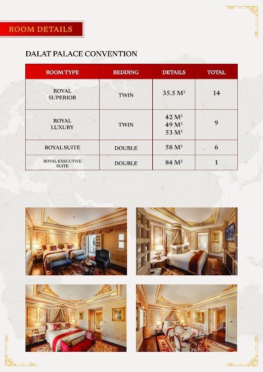 Khách Sạn Dalat Palace Heritage (5 Sao) – FACTSHEET