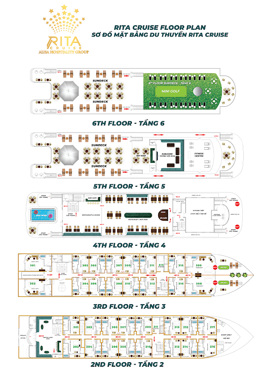 Rita Cruise – FLOOR PLAN  - SƠ ĐỒ MẶT BẰNG