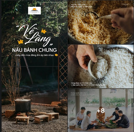 Tomodachi Retreat – Làng Mít – Gói bánh chưng, bánh tẻ