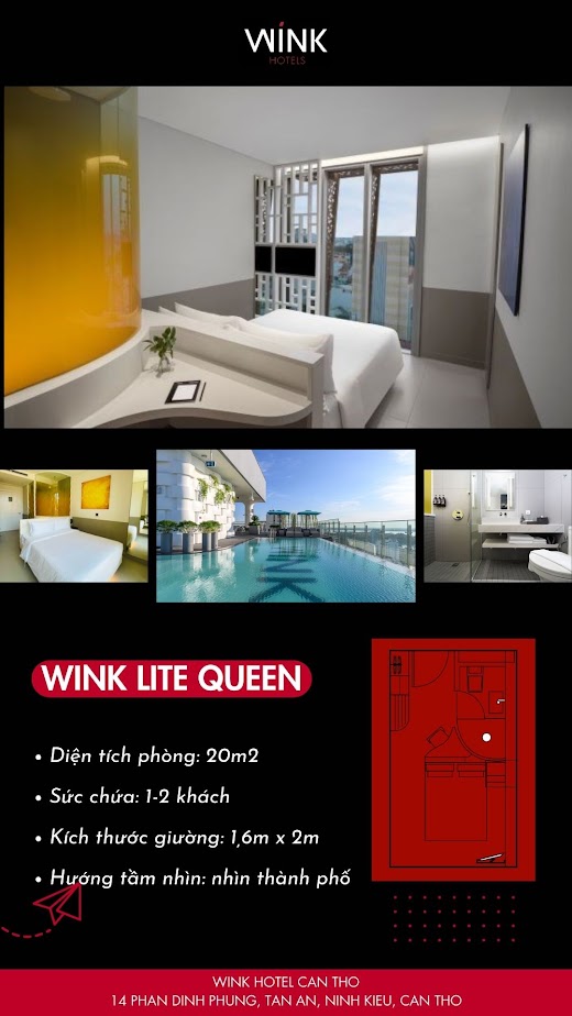 Wink Hotel Can Tho – .Wink Lite Queen