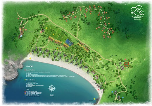 Zannier Resort Bãi San Hô – Sơ Đồ